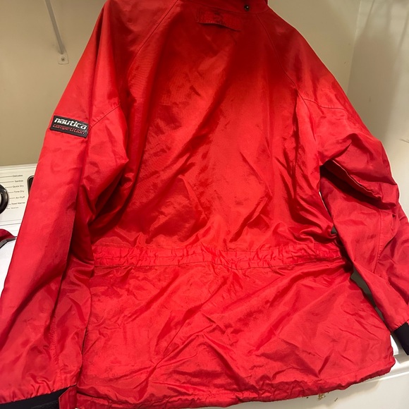 90s Nautica Competition Nautex Water Sport Performance Hooded Full Zip Jacket L - Picture 2 of 10